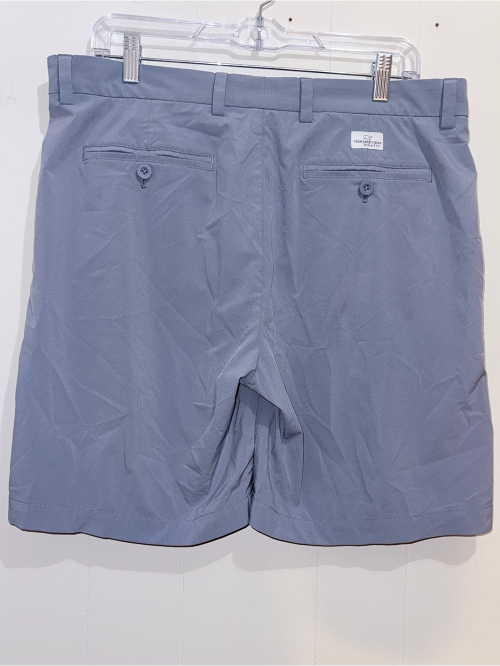 Vineyard Vines Performance Breaker Shorts Size 34 Gray Blue Tonal - Picture 2 of 6